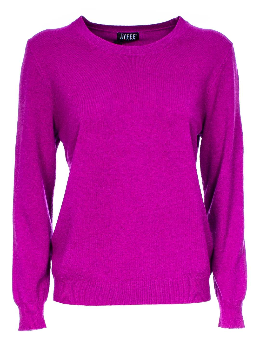 MAGLIA ROUND NECK, 3 TG, 30% AC 22%NY 20%VI 28%PL, MADE IN PRC    - PURPLE
